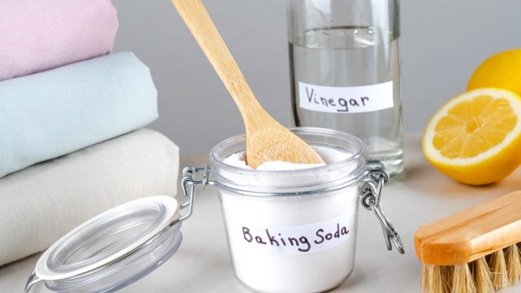 Ocot a sóda bikarbóna používané pri praní uterákov