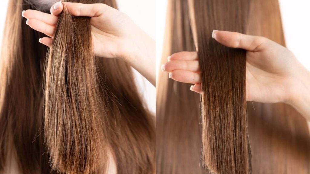Hladké a lesklé vlasy po správnej starostlivosti bez krepovatenia