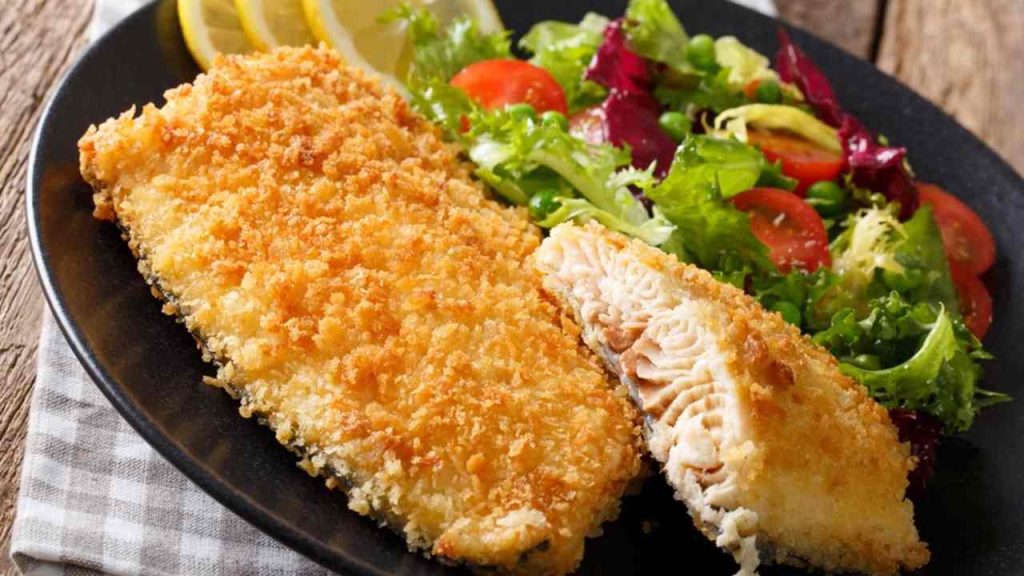 Rybie filé v strúhanke bez kostí vhodné pre deti