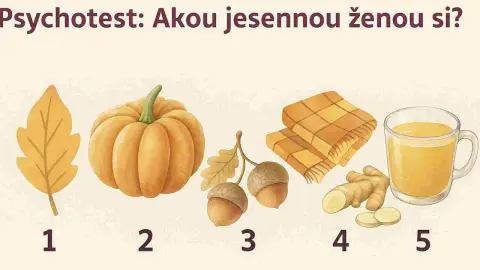 Psychotest: Akou jesennou ženou si? Päť symbolov na výber (list, tekvica, žalude, deka, zázvorový čaj)